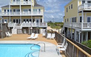 Oceanfront- Heated Pool! Private & Hot Tub - North Topsail Beach, North Carolina