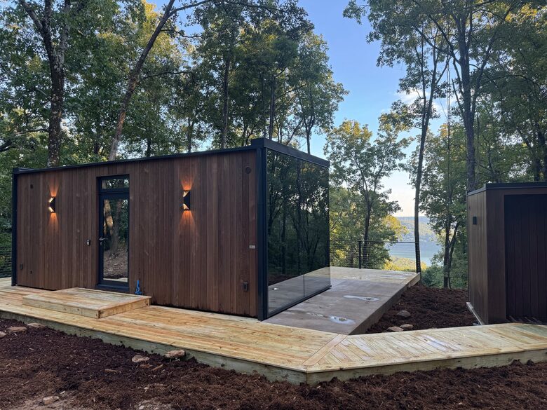 Luxury Lake View Sauna Retreat on the Boston Scenic Loop - Mountainburg, Arkansas