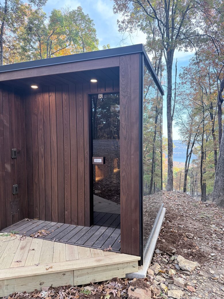 Luxury Lake View Sauna Retreat on the Boston Scenic Loop - Mountainburg, Arkansas
