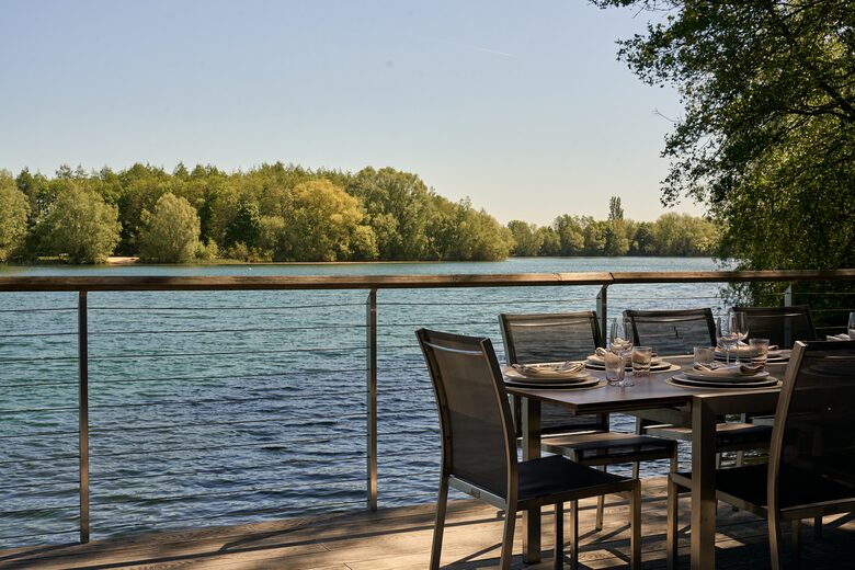 Deck view with Dining Table