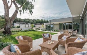 Outdoor Seating and lawn