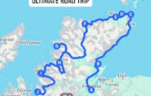 One of the worlds best road trip, the North Coast 500 nearby