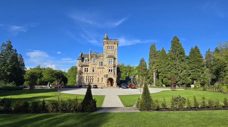 Front of castle