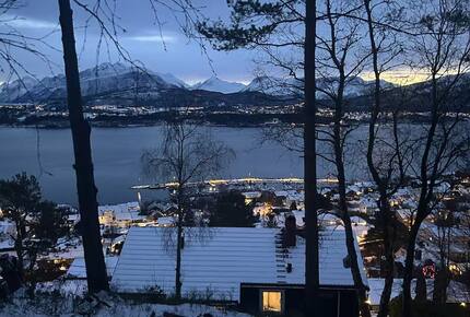 Elegant Woodland Hideaway Overlooking Hatlane Fjord - Ålesund, Norway