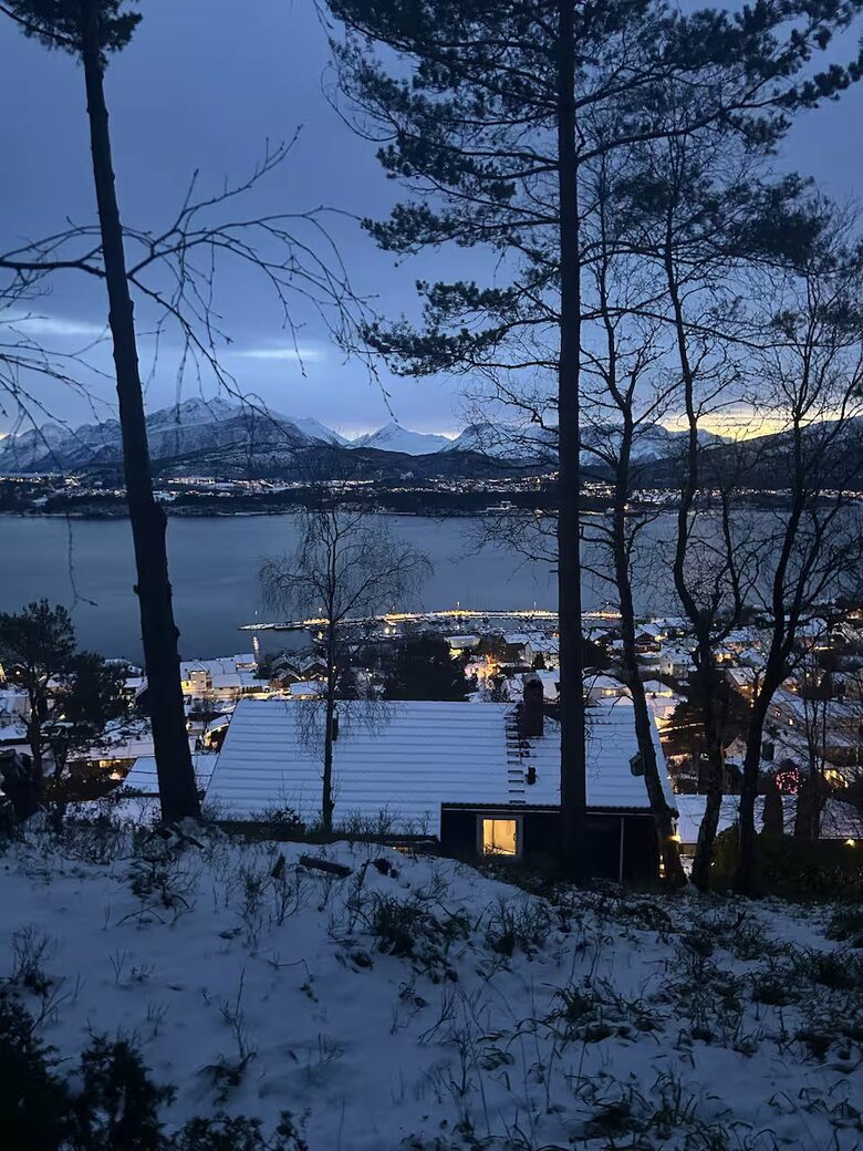 Elegant Woodland Hideaway Overlooking Hatlane Fjord - Ålesund, Norway