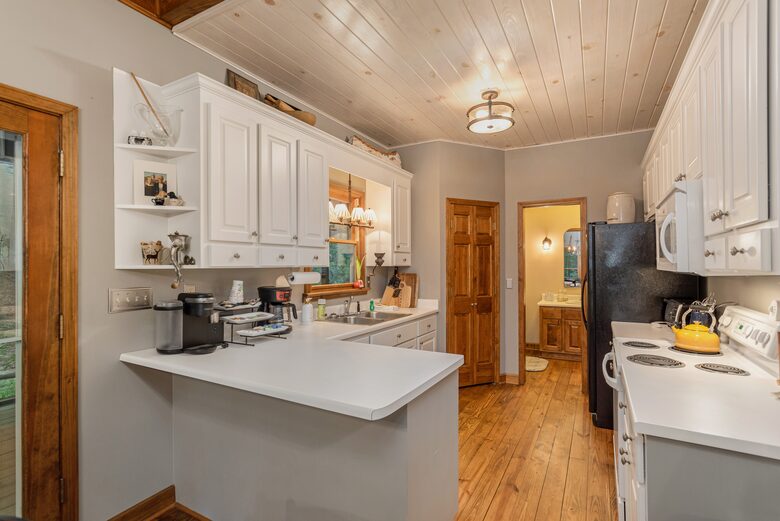 Kitchen w/ river view