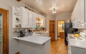 Kitchen w/ river view
