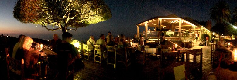 evening view at Belapais monestry in the heart of Girne