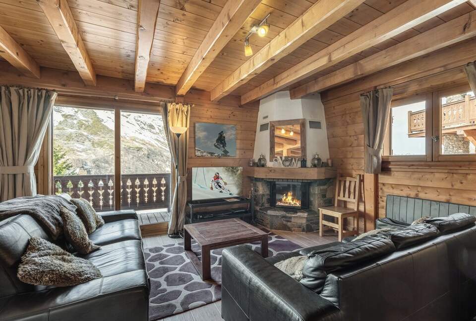 A Three Valleys Chalet with Sauna and Views - Moûtiers, France