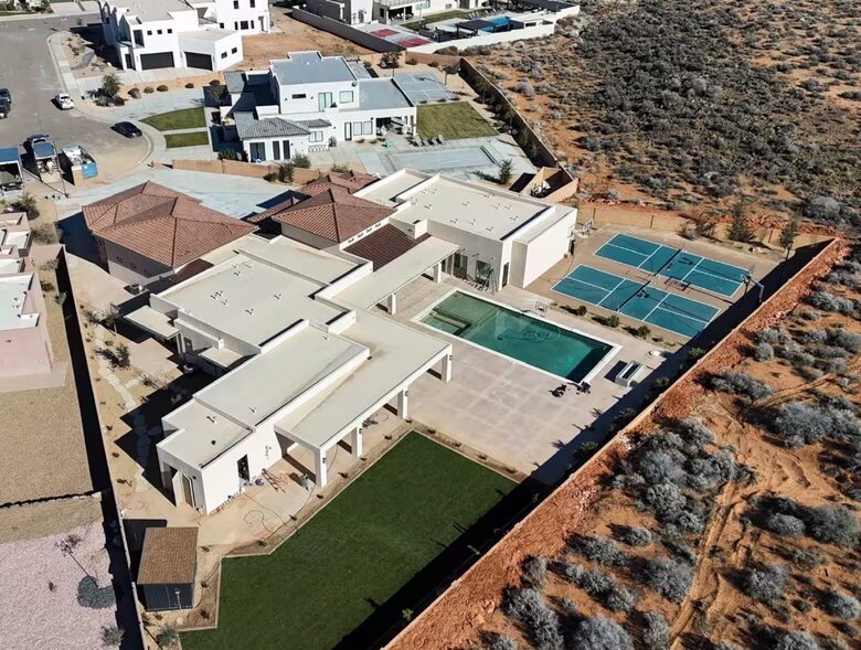 St. George Sensation | Resort-like Estate with Pool, Spa & Pickleball Courts - Saint George, Utah