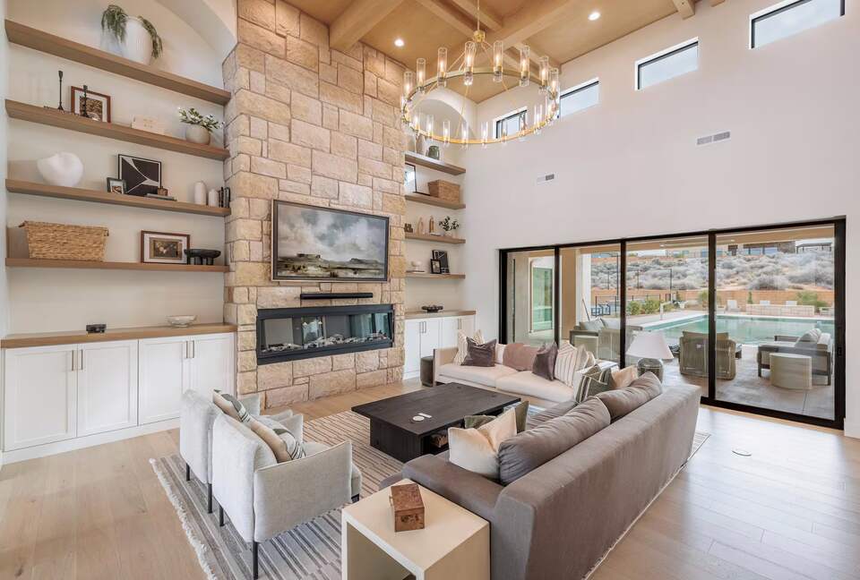 St. George Sensation | Resort-like Estate with Pool, Spa & Pickleball Courts - Saint George, Utah
