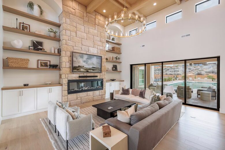 St. George Sensation | Resort-like Estate with Pool, Spa & Pickleball Courts - Saint George, Utah