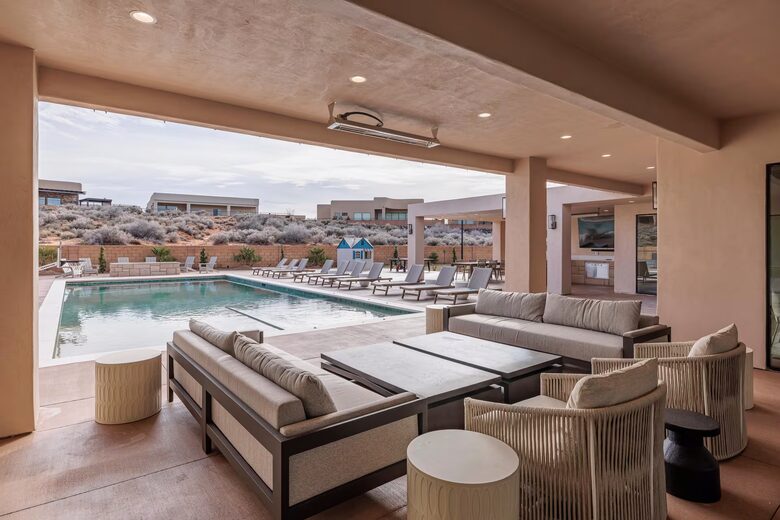 St. George Sensation | Resort-like Estate with Pool, Spa & Pickleball Courts - Saint George, Utah