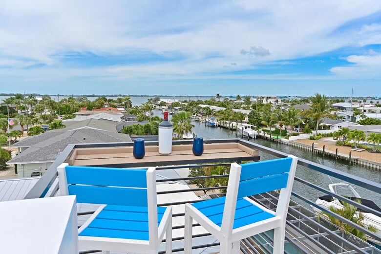 Bradenton Waterfront Escape with Private Dock & Rooftop Lounge - Bradenton, Florida