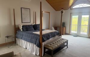 Retraite dans une maison en rondins de la vallée de Shenandoah avec vue sur les montagnes - Bentonville, Virginie