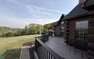 Retraite dans une maison en rondins de la vallée de Shenandoah avec vue sur les montagnes - Bentonville, Virginie