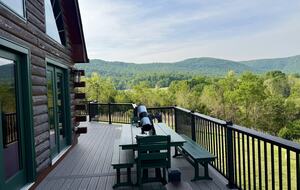 Retraite dans une maison en rondins de la vallée de Shenandoah avec vue sur les montagnes - Bentonville, Virginie
