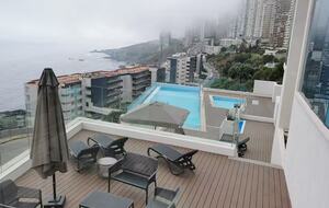 Uninterrupted sea views beachfront apartment - Viña del Mar, Chile