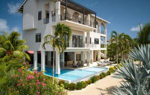Villa Vaya Vista - 3 Story 4BR Waterfront Villa w/ Sunset Views - Maya Beach, Belize