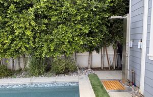 Outdoor Heated Shower