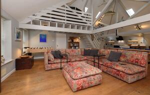 View of the "Top Deck" dedicated working area