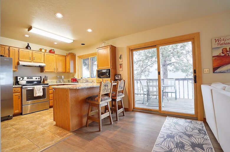 Retraite en chalet privé au lac Flathead - Bigfork, Montana