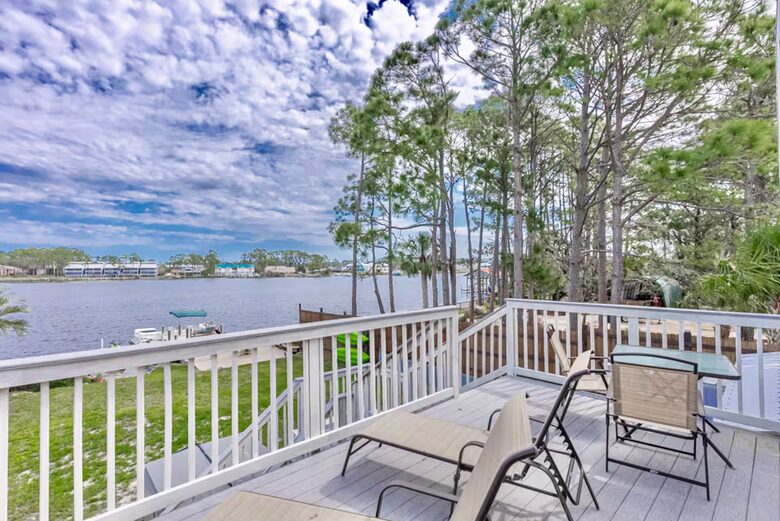 Panama City Beach Waterfront Bay House - Panama City Beach, Florida