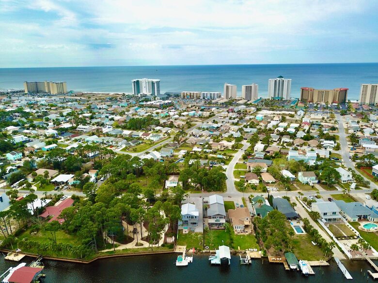Panama City Beach Waterfront Bay House - Panama City Beach, Florida