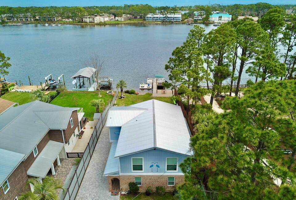 Panama City Beach Waterfront Bay House - Panama City Beach, Florida