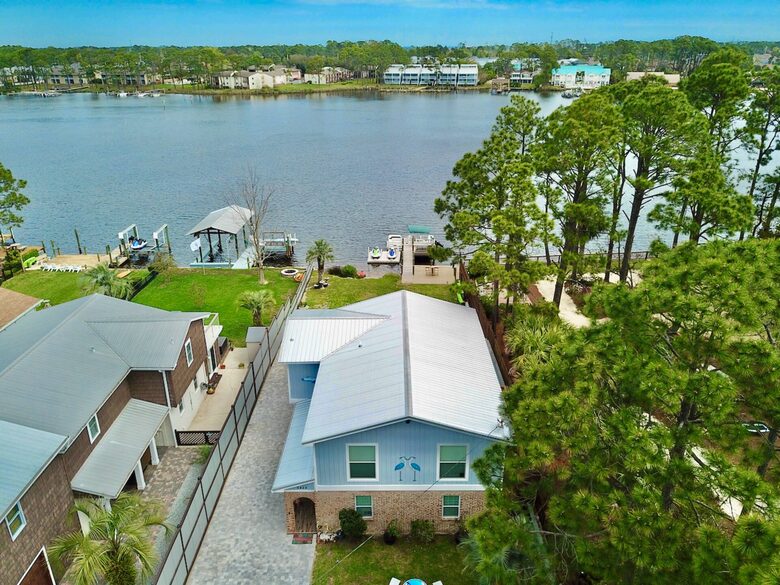 Panama City Beach Waterfront Bay House - Panama City Beach, Florida