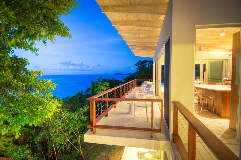 Oceanview Villa Above Trunk Bay - Tortola, Virgin Islands, British