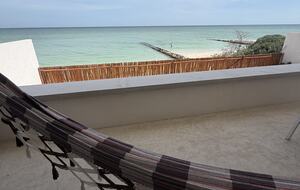 Modern Yucatán Beach House with Rooftop Pool & Direct Sand Access - Chuburná, Mexico