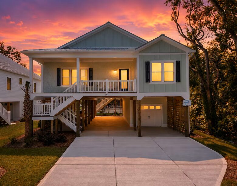 Modern Oak Island Getaway Minutes from the Shore - Oak Island, North Carolina