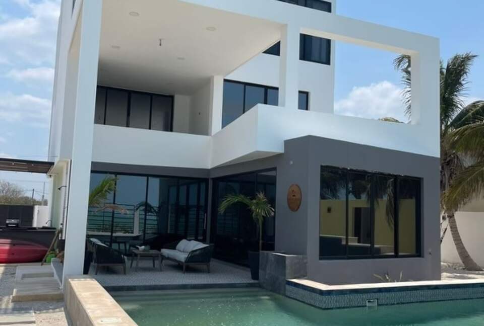Celestún Beachfront Estate with Saltwater Pool & Gulf Views - Celestún, Mexico