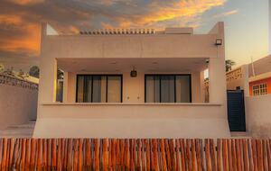 Modern Yucatán Beach House with Rooftop Pool & Direct Sand Access - Chuburná, Mexico