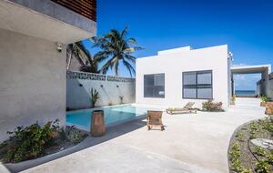 Modern Yucatán Beach House with Rooftop Pool & Direct Sand Access - Chuburná, Mexico