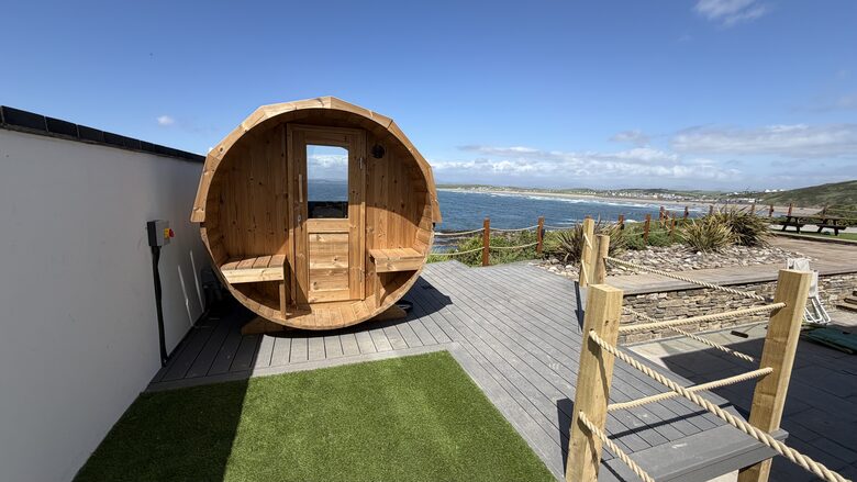 Oceanfront Cliff House with a Tennis Court - Rossnowlagh, Ireland