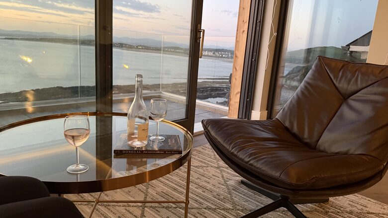 Oceanfront Cliff House with a Tennis Court - Rossnowlagh, Ireland
