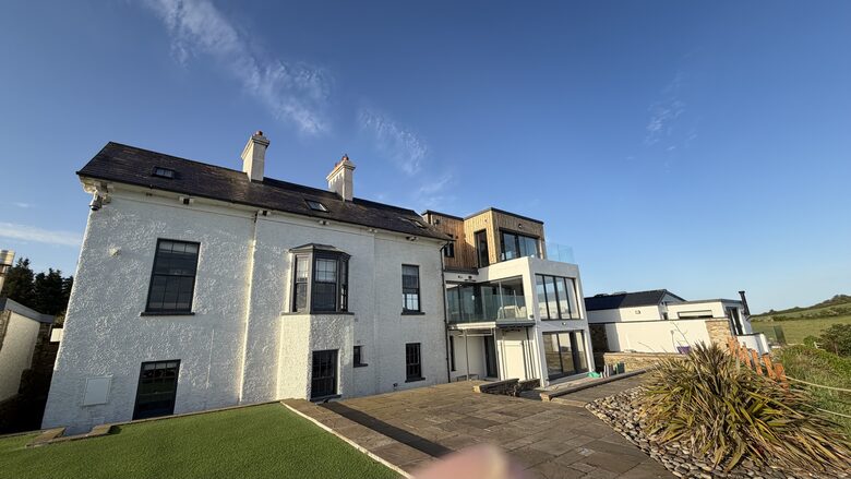 Oceanfront Cliff House with a Tennis Court - Rossnowlagh, Ireland