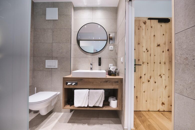 A Double Room at Hotel St. Anton - Sankt Anton am Arlberg, Austria