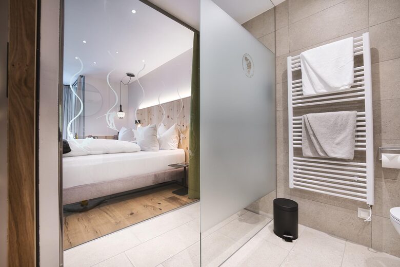 A Double Room at Hotel St. Anton - Sankt Anton am Arlberg, Austria