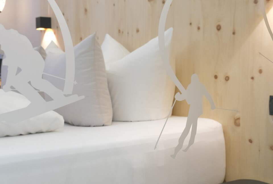 A Double Room at Hotel St. Anton - Sankt Anton am Arlberg, Austria