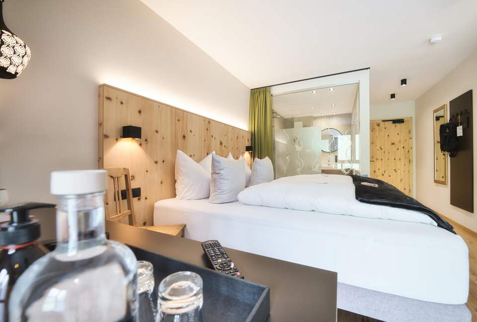 A Double Room at Hotel St. Anton - Sankt Anton am Arlberg, Austria