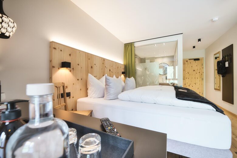 A Double Room at Hotel St. Anton - Sankt Anton am Arlberg, Austria