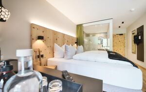 A Double Room at Hotel St. Anton - Sankt Anton am Arlberg, Austria