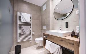 A Double Room at Hotel St. Anton - Sankt Anton am Arlberg, Austria