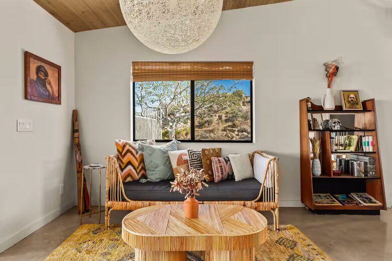 Retro Desert Hideaway on 2.5 Acres Near Joshua Tree - Yucca Valley, California
