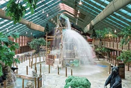 Indoor water park.