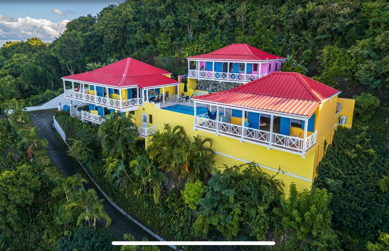 Vibrant Caribbean Retreat with Breathtaking Ocean Views - Tortola, Virgin Islands, British