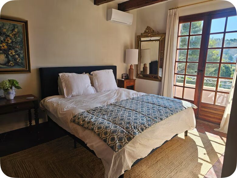East King bedroom